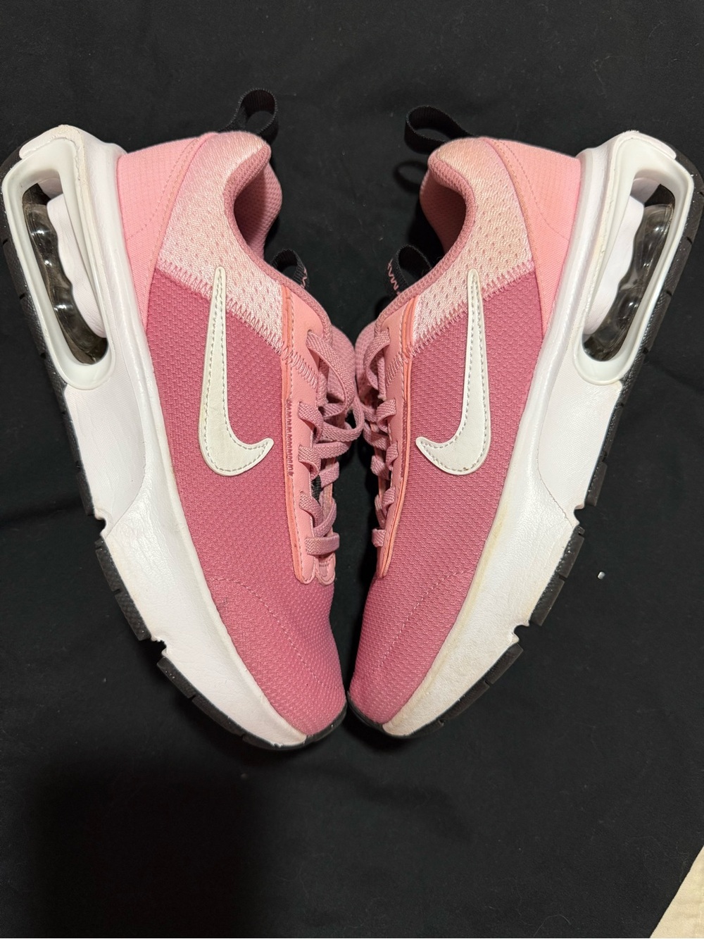 Nike Youth Girls Pink Gradient Mesh Air Cushion INTRLK Lite Air Max Sneakers